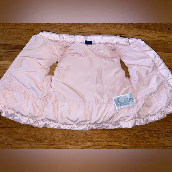 2/$15 GAP 2t light pink puffer vest - Picture 3 of 3